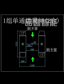 通道闸尺寸图